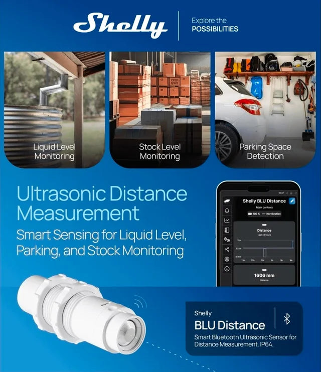 Shelly - Capteur de distance